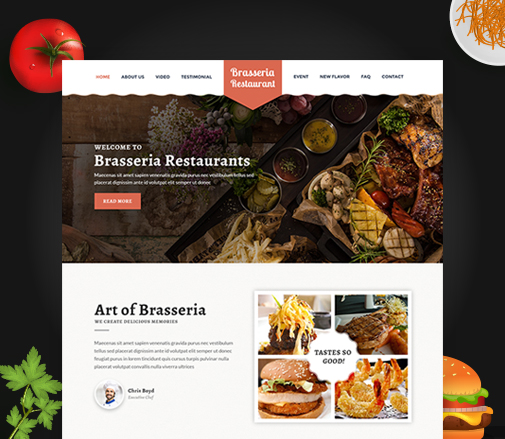 Restaurant Website Template