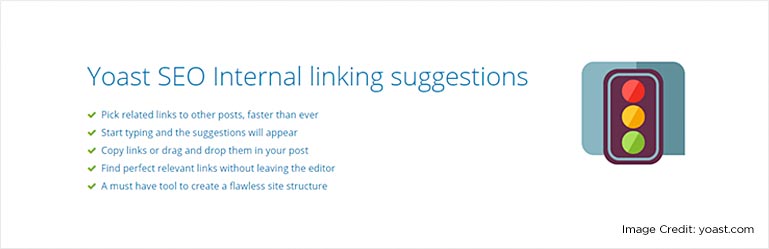 Yoast wordpress plugin for internal linking suggestion