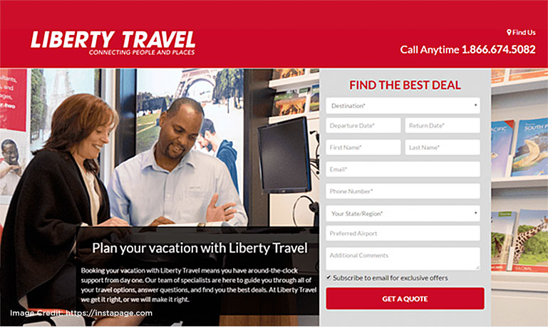 7 Highly Converting Elements For A Travel Agency Landing Page