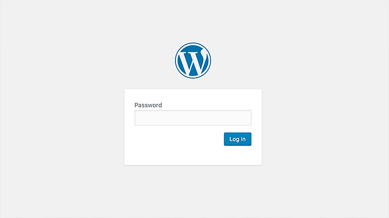 enter password protect whole WordPress site